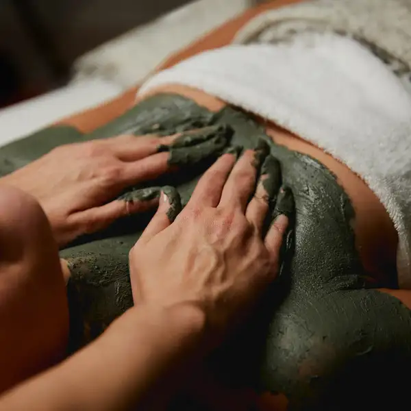 Woman having a spa treatment