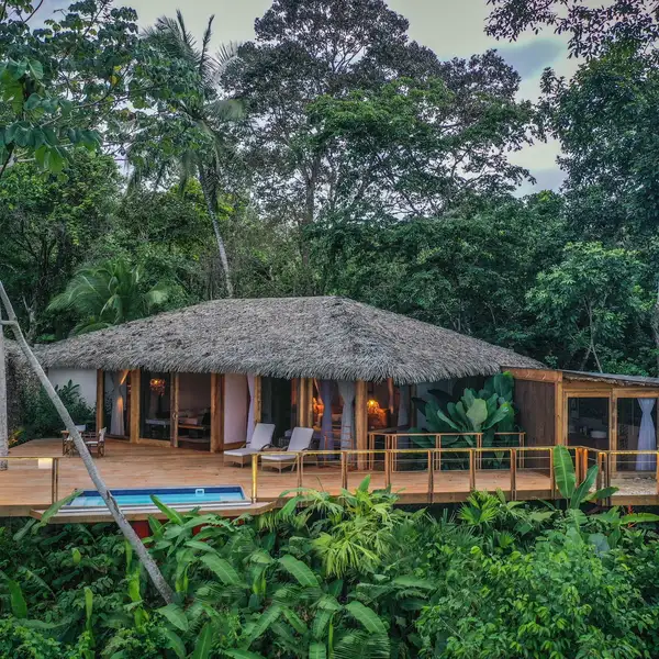 View of Lapa Rios villa 