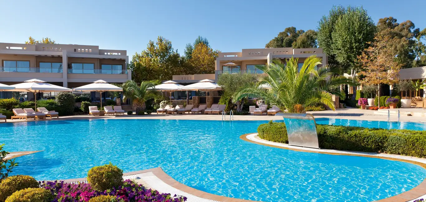 Sani Asterias : Sani Asterias Main Pool View