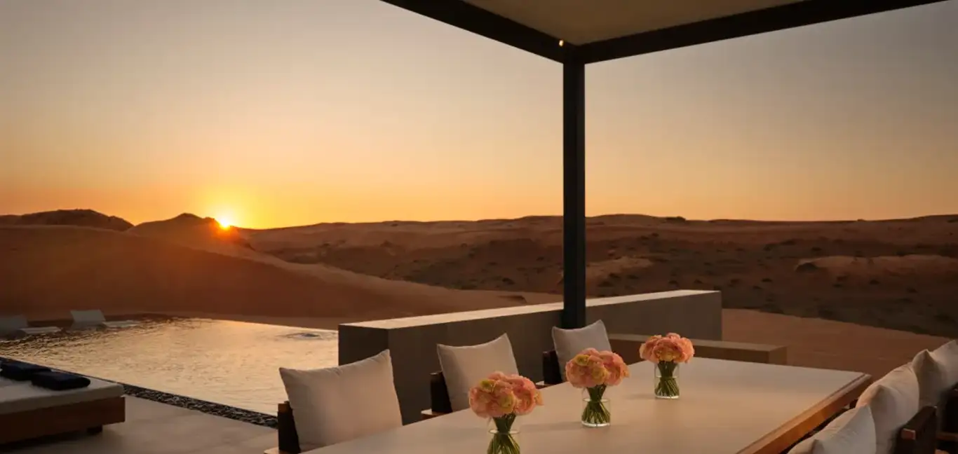 The Ritz-Carlton Ras Al Khaimah, Al Wadi Desert : Signature Villa Outdoor Dining
