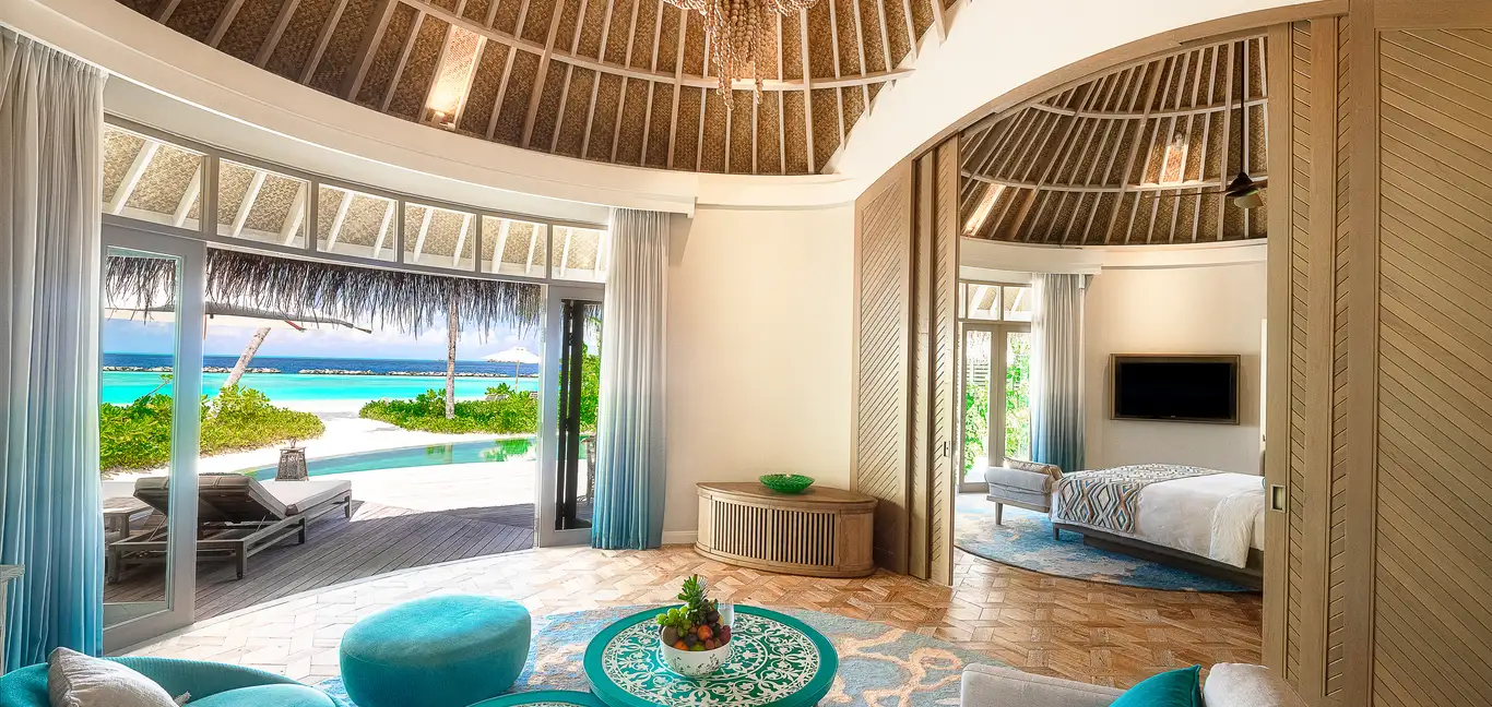 The Nautilus Maldives : Beach House with Private Pool Living Room 
