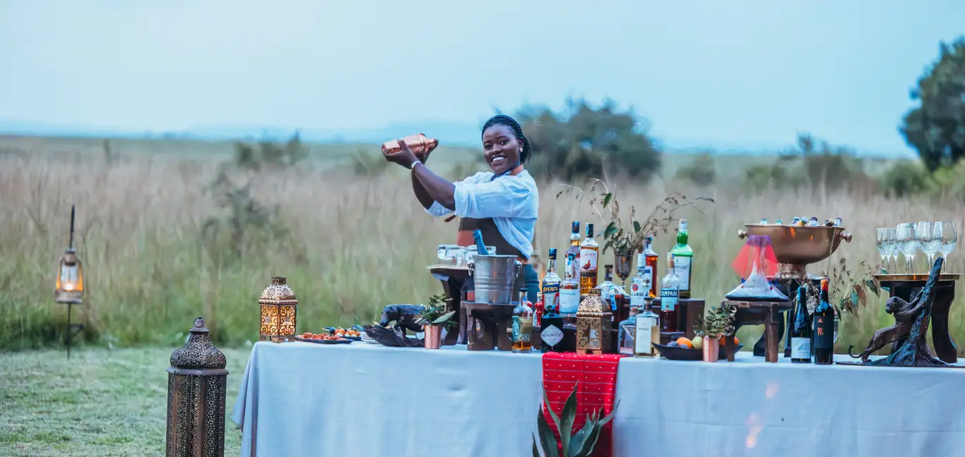 Mara Plains Camp : Outdoor Dining