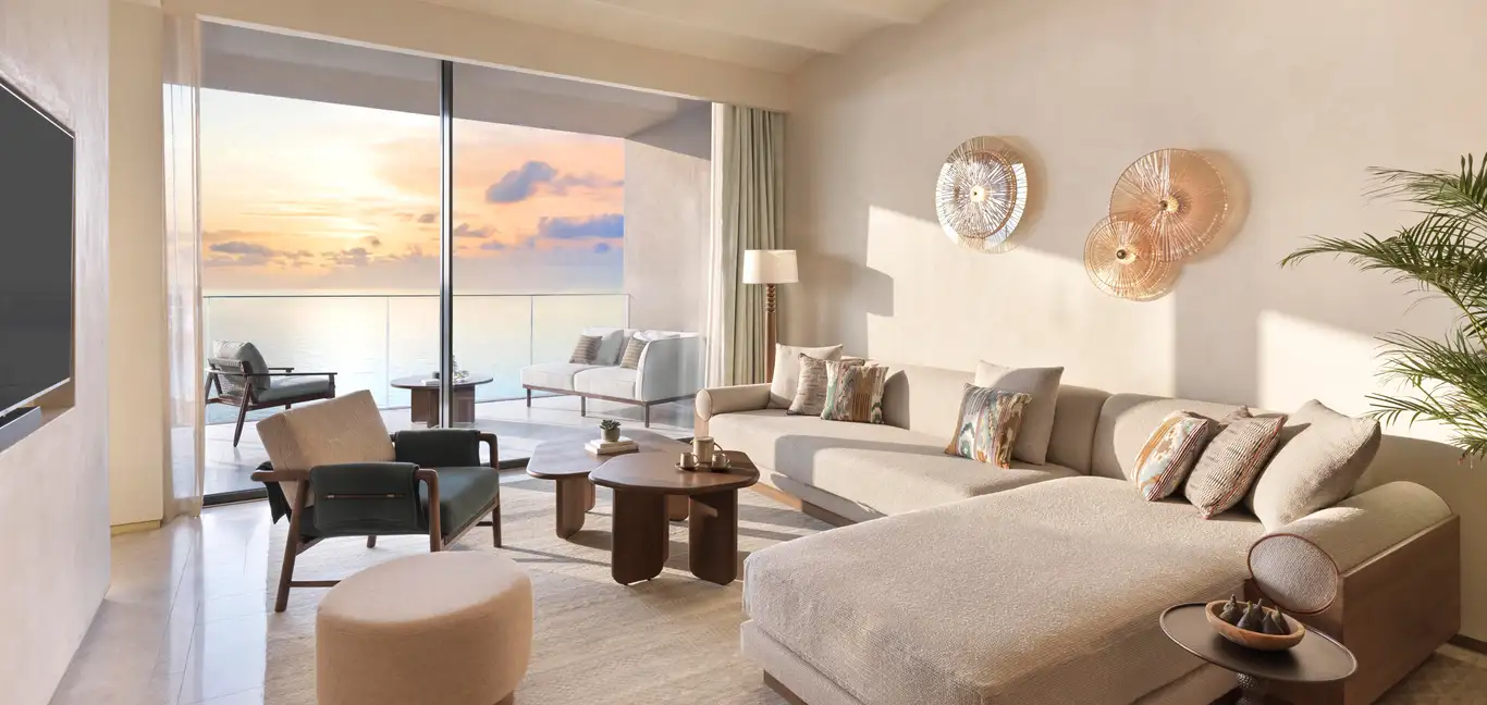 Six Senses The Palm, Dubai : Breeze Suite - Living Room 