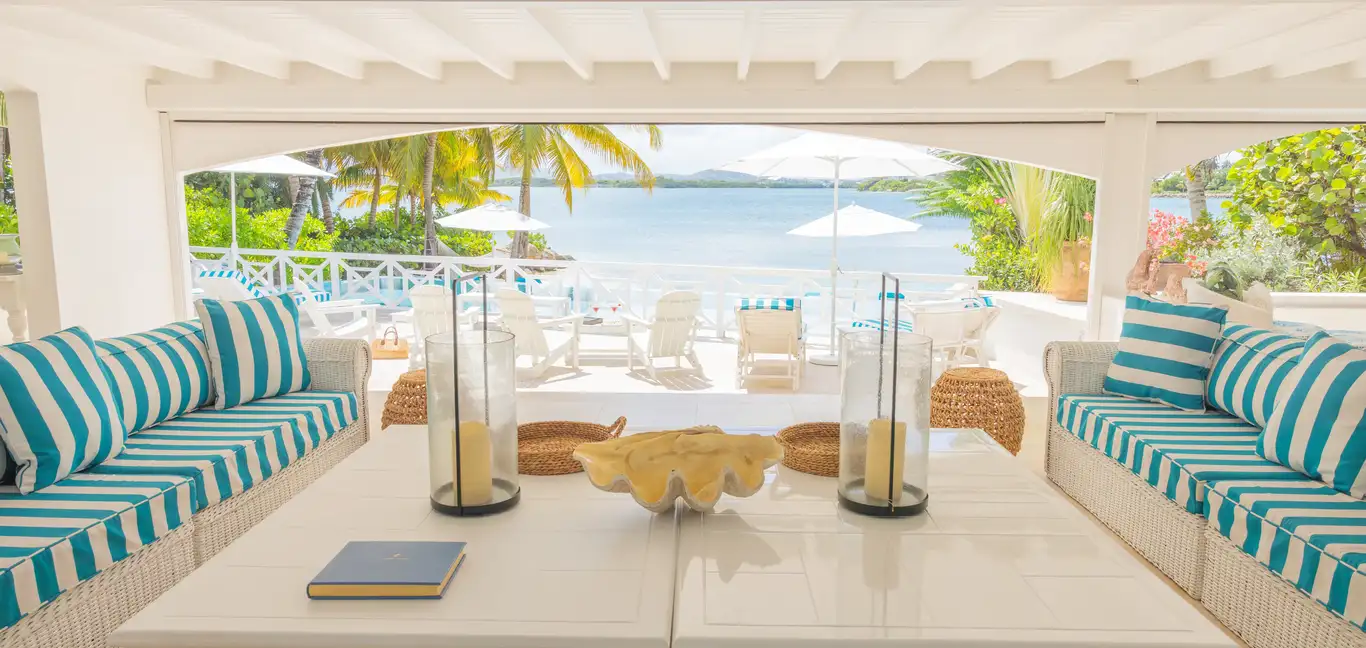 Sandy Cove Villa at Jumby Bay Island : Dining Area
