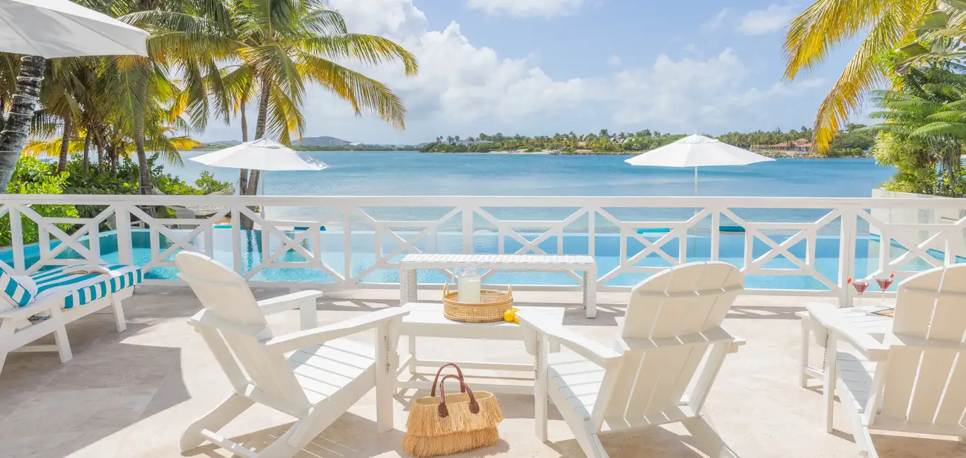 Sandy Cove Villa at Jumby Bay Island : Outside Terrace