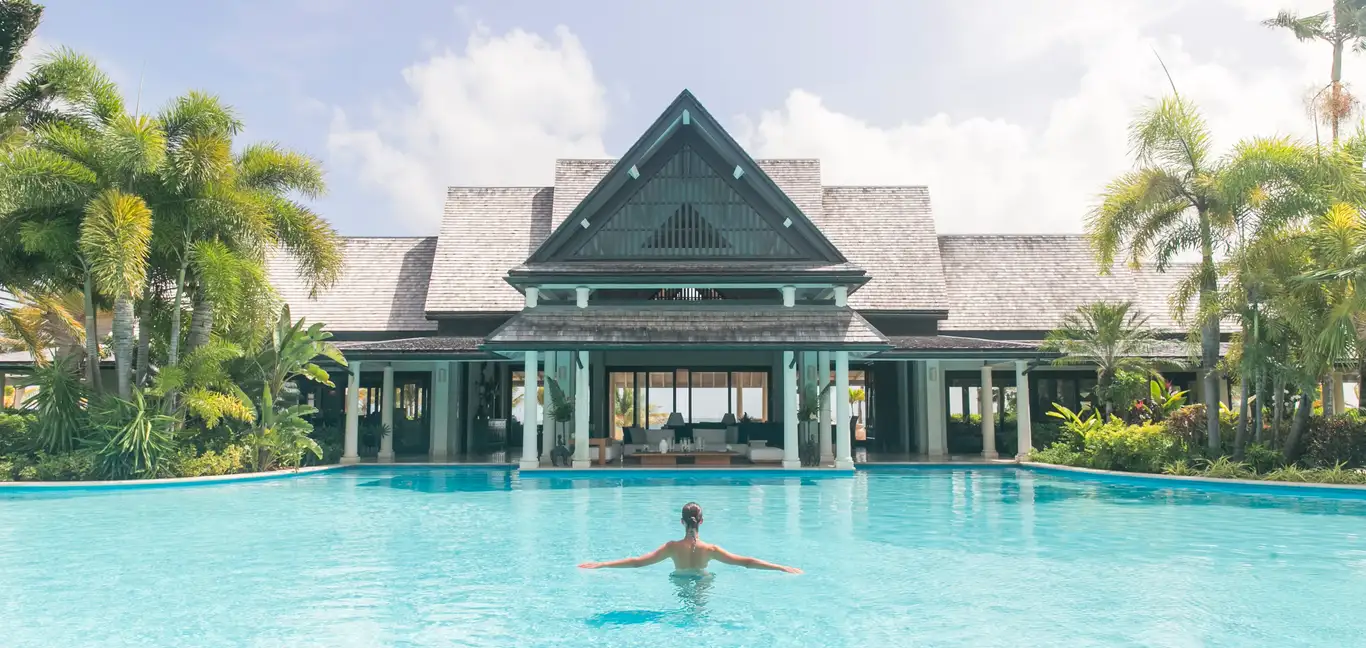 Lazy Lizard  Estate House at  Jumby Bay Island : Swimming Pool 