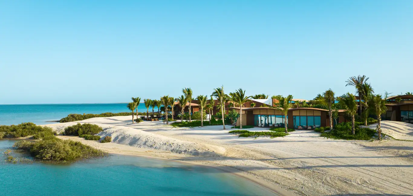 Four Seasons Resort & Residences Red Sea at Shura Island : View of Resort 