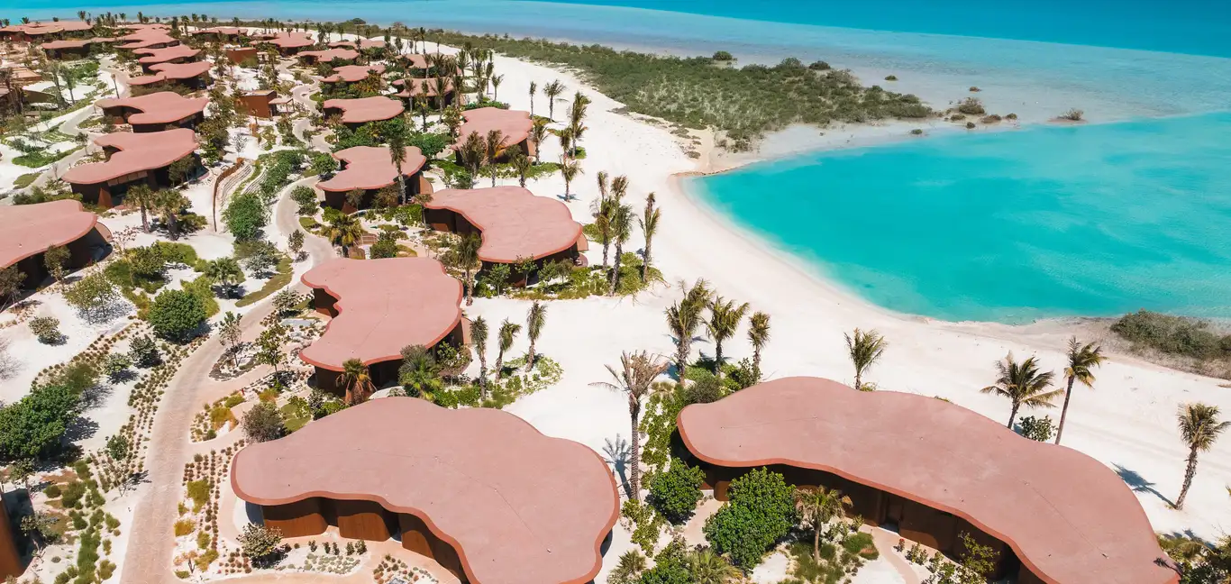 Four Seasons Resort & Residences Red Sea at Shura Island : View of Resort 