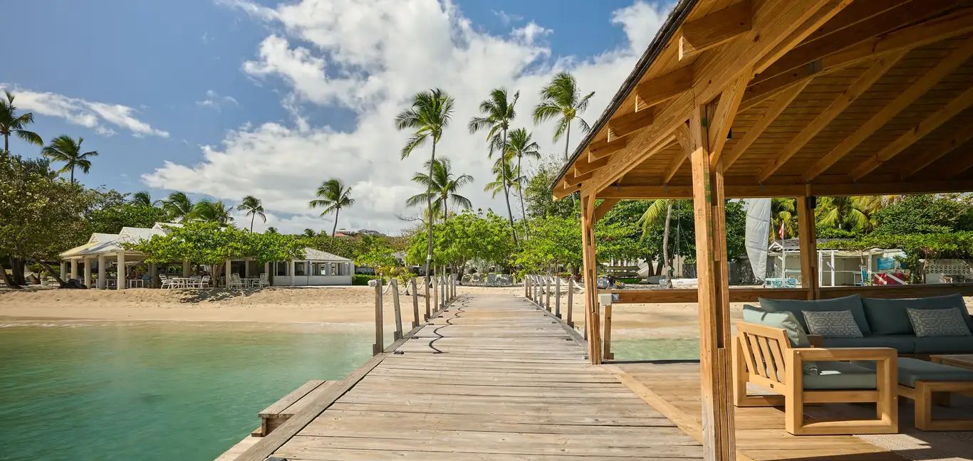 Calabash Hotel : Private jetty