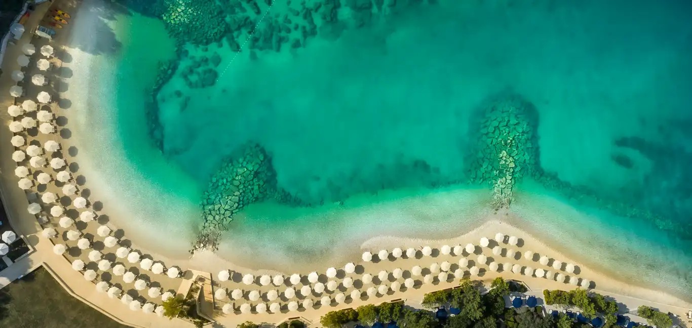Hotel Monte Mulini : Beach front