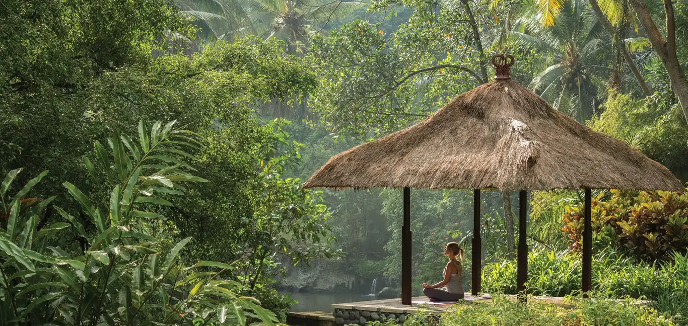 Four Seasons Resort Bali at Sayan : Anti Gravity Yoga
