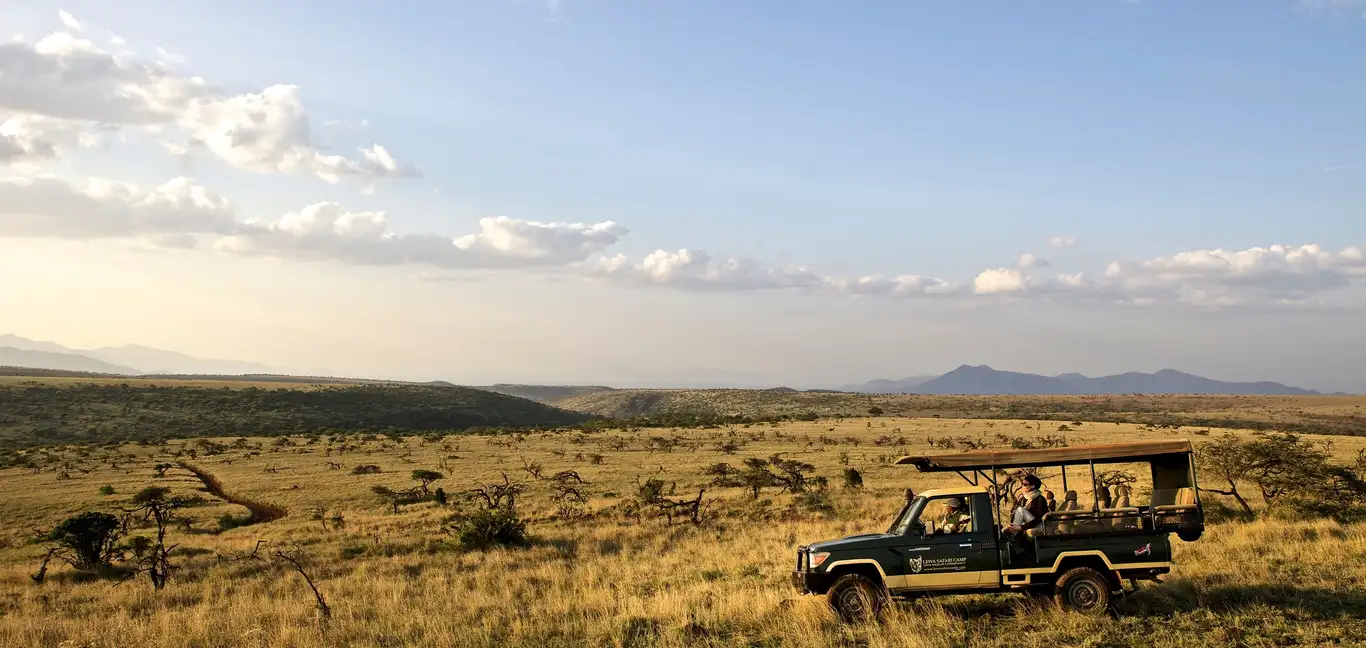 Elewana Lewa Safari Camp : Game Drive Landscape