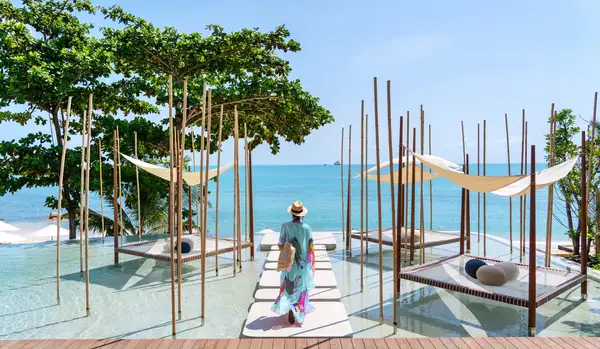 Luxury Beach at Six Senses Samui