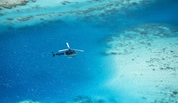 Soar above the Society Islands 