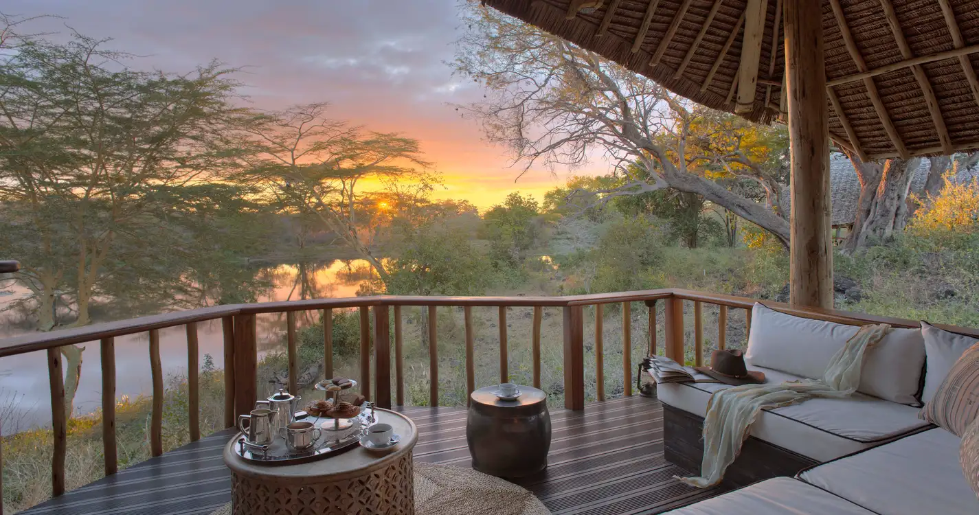 Finch Hattons Luxury Tented Camp : Tented Suite - Deck 