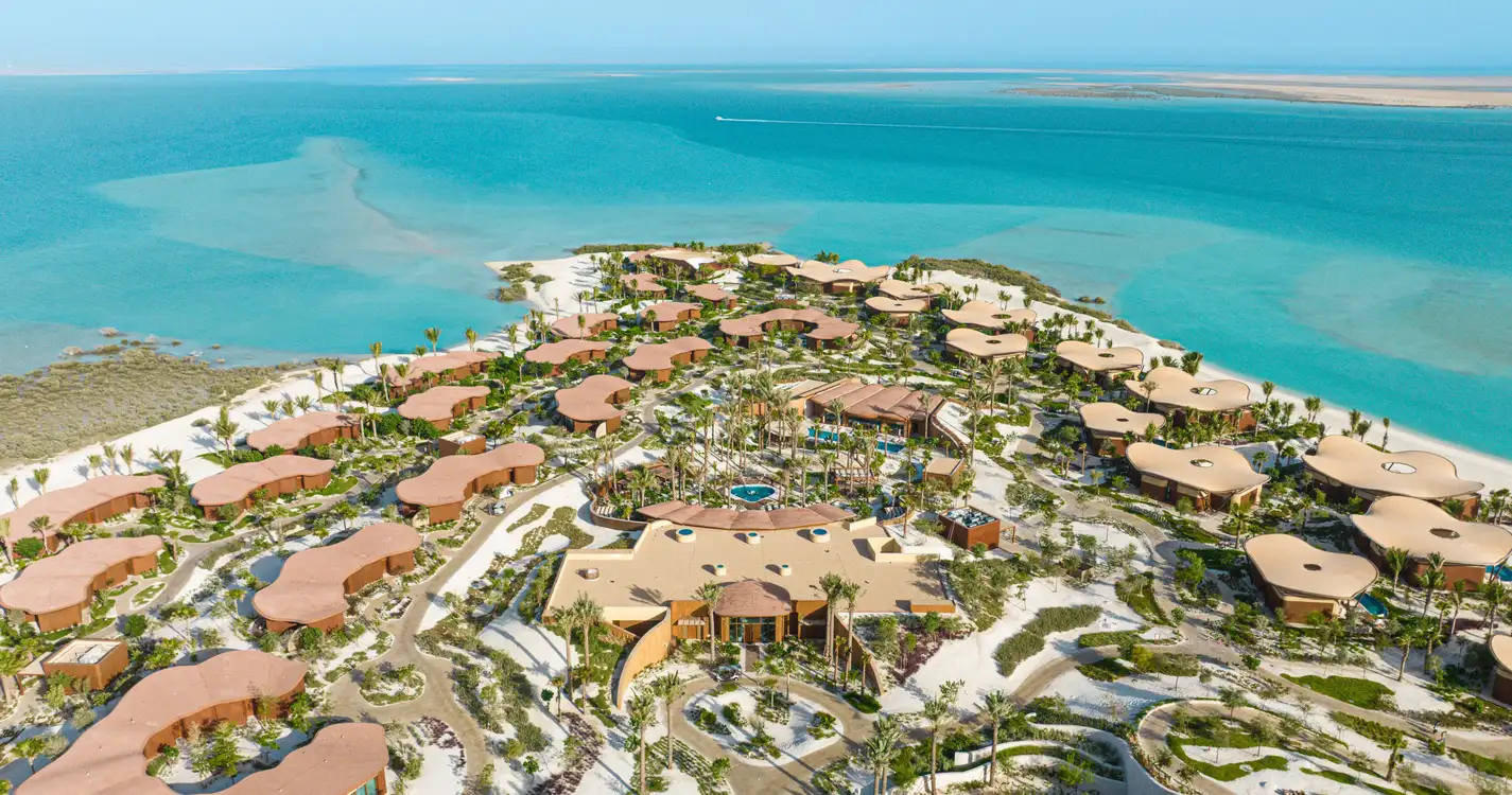 Four Seasons Resort & Residences Red Sea at Shura Island : Aerial View of Resort 