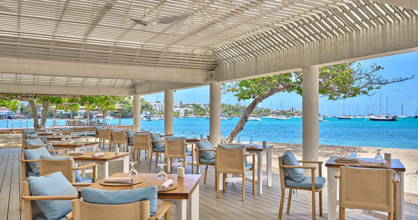 Calabash Hotel : Beach club restaurant