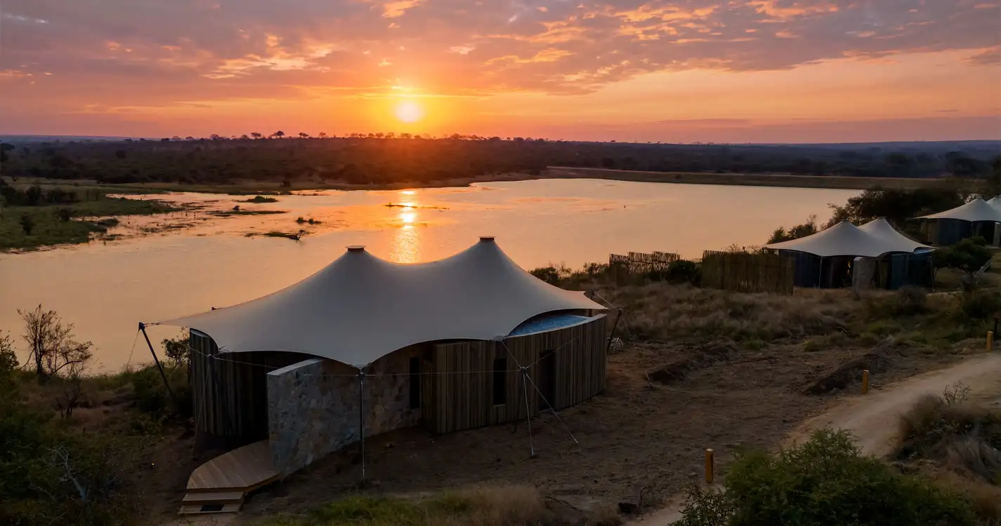 N’weti Camp at Sandringham Private Game Reserve : View of Suite 