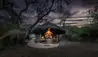 Elewana Tortilis Camp Amboseli : Luxury Tent at Night 