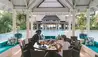Lazy Lizard  Estate House at  Jumby Bay Island : Dining 