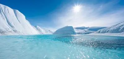 South Pole and Blue Rivers
